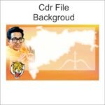 Shiv Sena Backgroud CDR file flex banner election