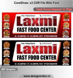 ast-Food-Banner & Flex CDR File