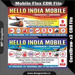 Mobile Flex & Banner CDR File