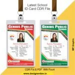 Latest School ID Card CDR File