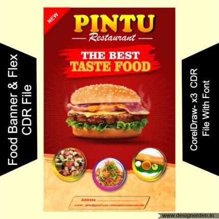 Food Banner & Flex CDR File