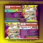 School Banner And Flex CDR File