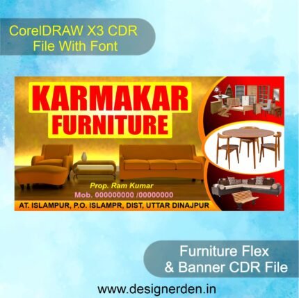 Furniture Flex & Banner CDR File