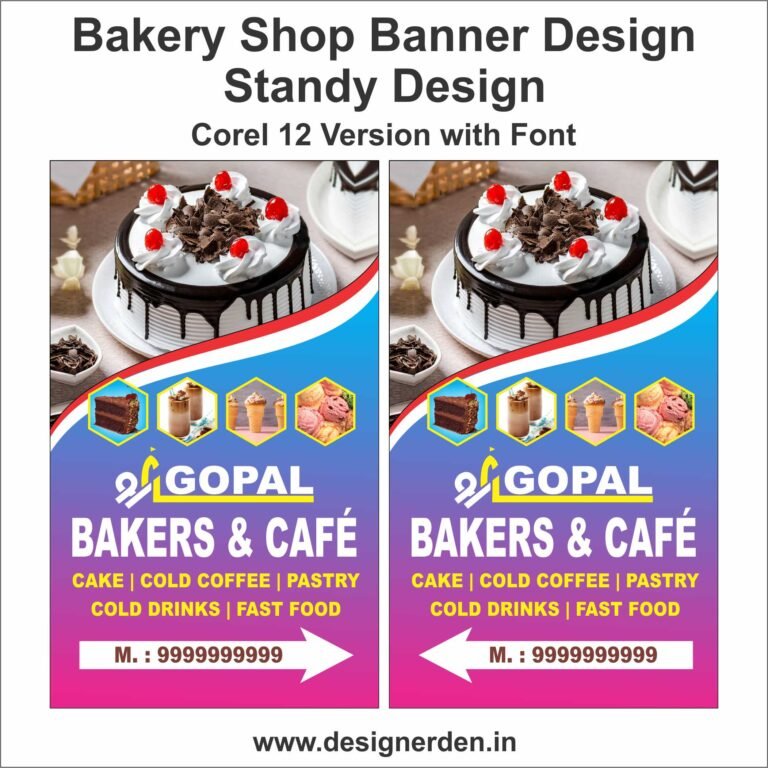 Bakery Shop Banner Design Cdr File Designerden In