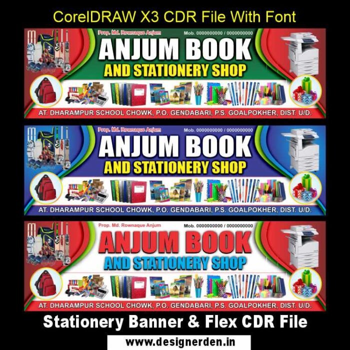 Stationery Banner & Flex CDR File