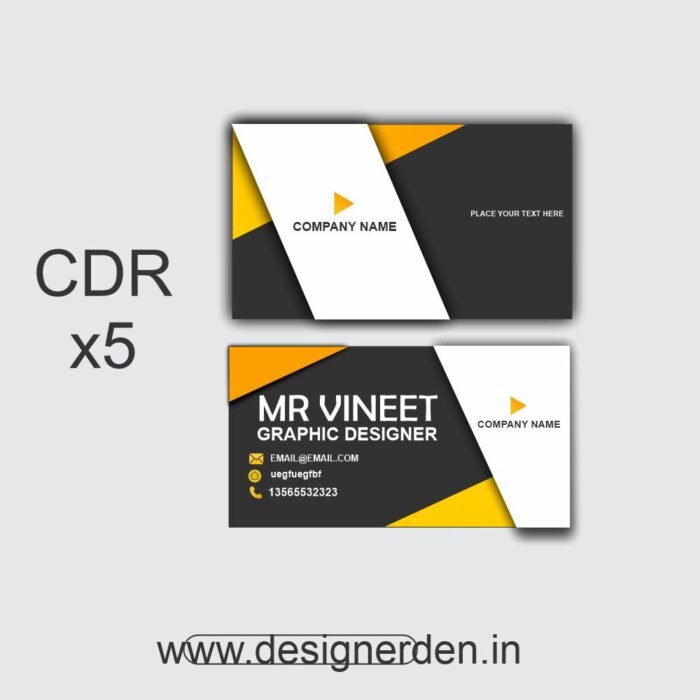 Visiting Card Design CDR X5 file