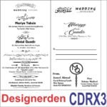 Muslim Shadi card urdu english