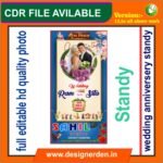 Standy Flex Banner Design For Wedding - Marriage Standy