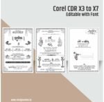 Hindu Wedding Card Design - Black and White Card Matter