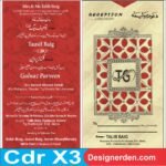 Urdu Shadi Card Wedding Card Cdr File Download