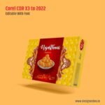 Sweet Box - Packaging Box Design Template CDR File