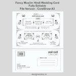 Muslim Shadi Card Design