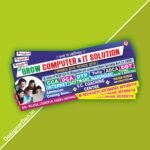 Computer Classes Flex design CDR file