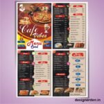Menu Card Design for Fast Food Restaurant - CDR File