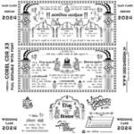 Fancy Hindu Wedding Card Matter Design 2024 CDR File