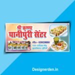 Panipuri Shop Flex Design
