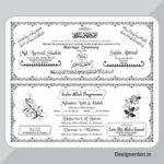 Muslim Shadi Card English Matter CDR File