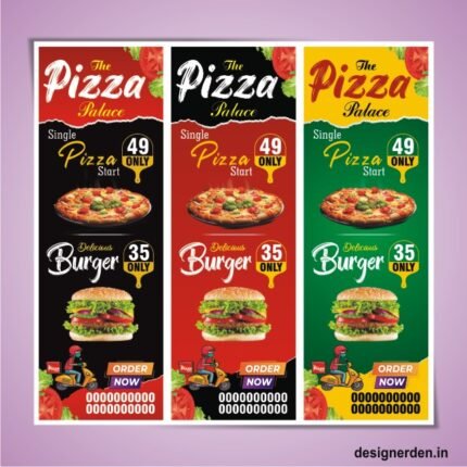 Pizza And Burger Standee Design CDR File