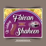 Muslim Barat Car Poster Template