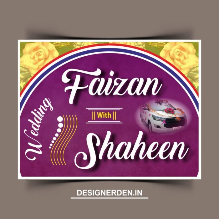 Muslim Barat Car Poster Template