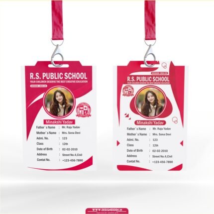 School and Collage ID Card Design Cdr File