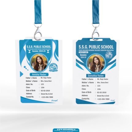 School Id Card Design Cdr File