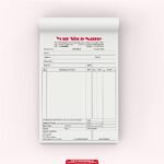 Invoice Book Design for Shop and Company