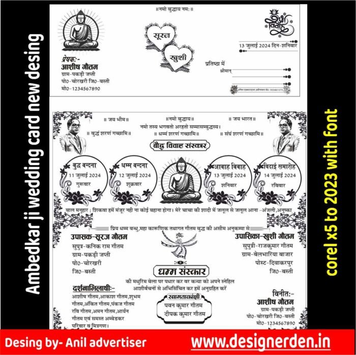 Ambedkar wedding card