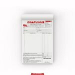 Computer Hub Laptop - Printer Sale Invoice Book Design Cdr File