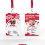 School Id Card Design CDR File