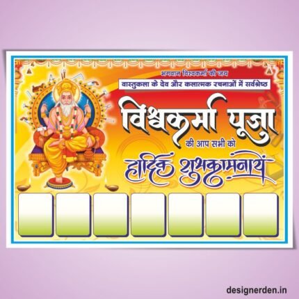 Vishwakarma Puja New Banner Design CDR file