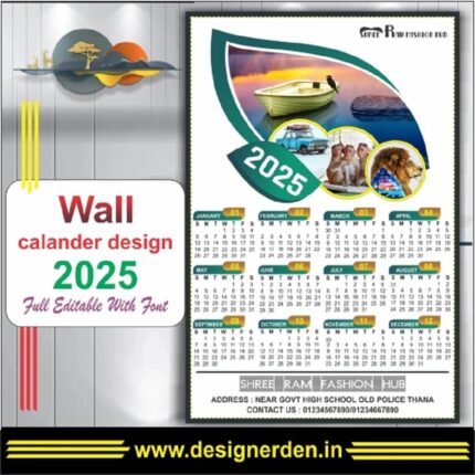 2025 Calendar design