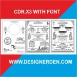 Wedding Card Matter Design