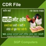 Meat Shop Flex Banner Design CDR X5 File