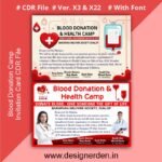 Blood Donation Camp Invitation Card