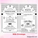 Muslim Wedding Card Design