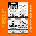 Optical Carry Bag Design CDR File