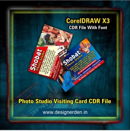 Photo Studio Visiting Card Design CDR File