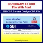 SBI CSP Banner Design CDR File