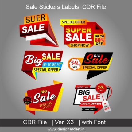 Sale Stickers Labels