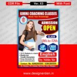 Coaching Classes Flyer Design CDR File