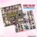 Hair Salon Wall Banner Design CDR File