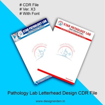 Pathology Lab Letterhead Design CDR File