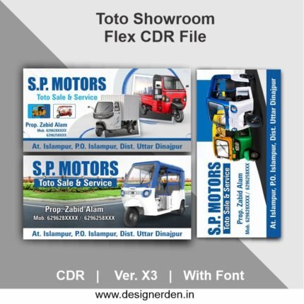 Toto Showroom Flex and Banner CDR File