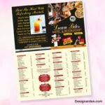 Hotel and Restaurant Menu Card