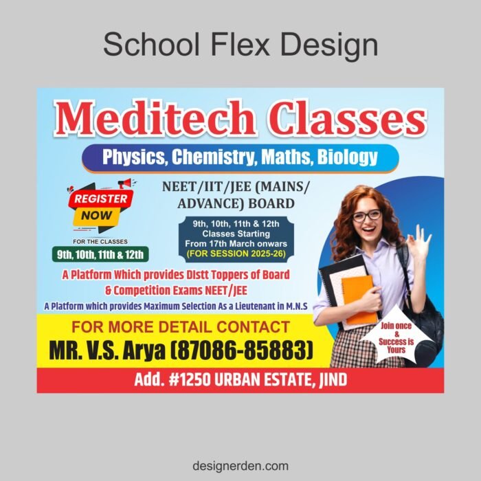 School Flex Design CDR File