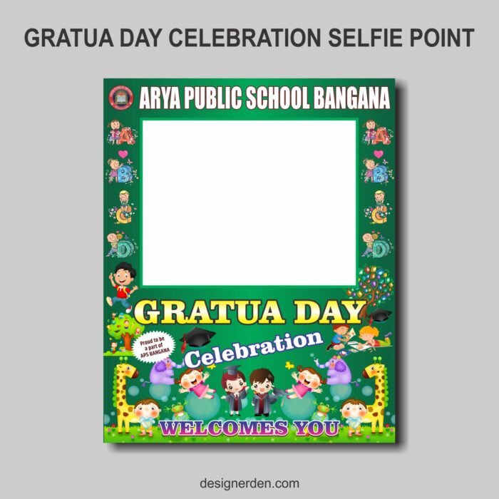 Gratua day celebration selfie point
