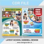 School Handbill and Pamphlet Design CDR File