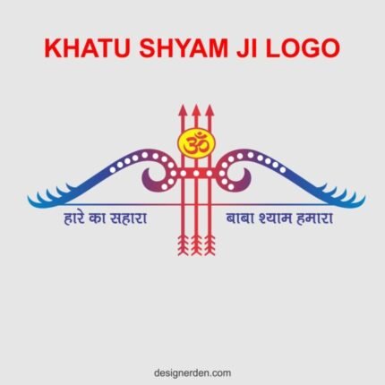 Khatu Shyam ji logo Design Curved and Vector