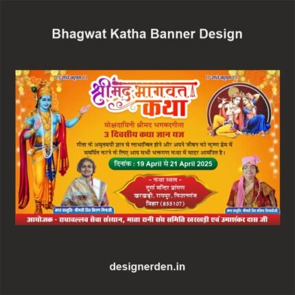 Bhagwat Katha Banner Design